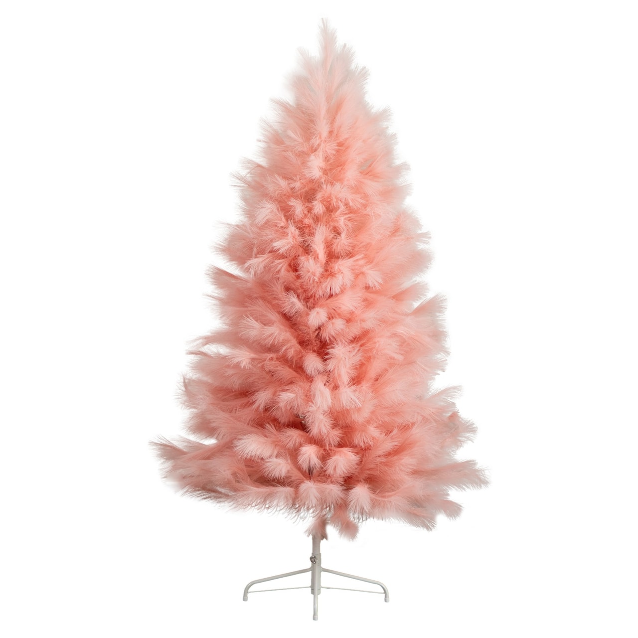 6ft. Unlit Pink Pampas Grass Artificial Christmas Tree
